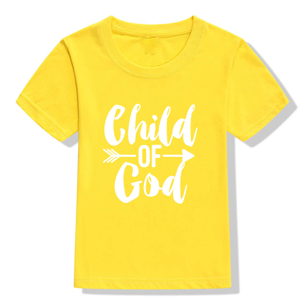 Kids Christian short sleeve holiday faith shirt by Ancient Energy featuring colorful holiday-themed design for children.