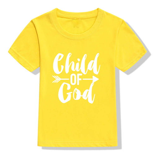 Kids Christian short sleeve holiday faith shirt by Ancient Energy featuring colorful holiday-themed design for children.
