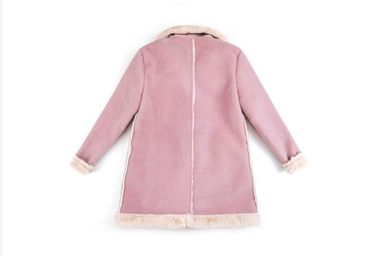 Children's winter clothing set by Ancient Energy featuring a warm jacket, hat, and mittens for cold weather.