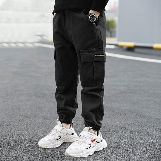 Children's summer trousers and overalls by Ancient Energy in a large size, featuring lightweight fabric and casual style.