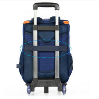 Lightweight Ancient Energy elementary school boy spine protection backpack with adjustable straps and colorful design for children.