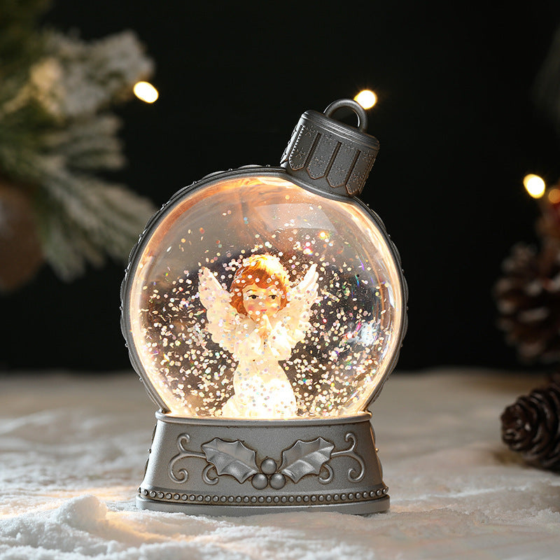Christmas Holiday Decorations Luminous Simulation Flat Light LED Decoration Scene Layout Flame Light Home Decor - MANDOTOS