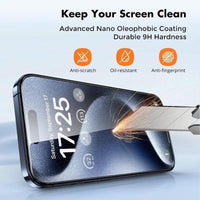 5pcs Tempered Glass For iPhone 15 Pro Max Screen Protector For iphone 14 13 12 11 16 7 8 Plus X XR XS Max Mini Protective Glass - MANDOTOS