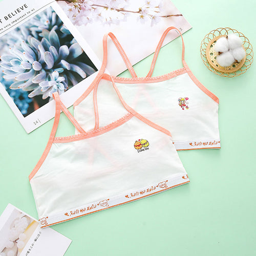 Ancient Energy girls' sports underwear vest for primary school students, designed for comfort during development periods.