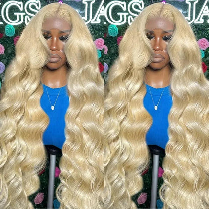 613 hd Lace Frontal Wig 13x6 Lace Frontal Wig Human Hair for Women Blonde Human Hair Wig 13x4 Body Wave Lace Front Wigs on Sale - MANDOTOS