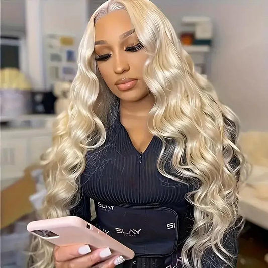 613 hd Lace Frontal Wig 13x6 Lace Frontal Wig Human Hair for Women Blonde Human Hair Wig 13x4 Body Wave Lace Front Wigs on Sale - MANDOTOS