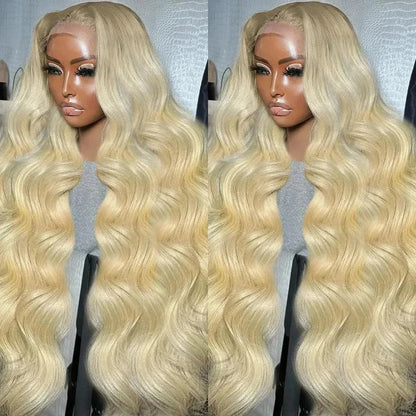 613 hd Lace Frontal Wig 13x6 Lace Frontal Wig Human Hair for Women Blonde Human Hair Wig 13x4 Body Wave Lace Front Wigs on Sale - MANDOTOS