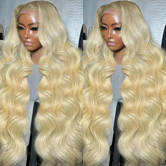 613 hd Lace Frontal Wig 13x6 Lace Frontal Wig Human Hair for Women Blonde Human Hair Wig 13x4 Body Wave Lace Front Wigs on Sale - MANDOTOS