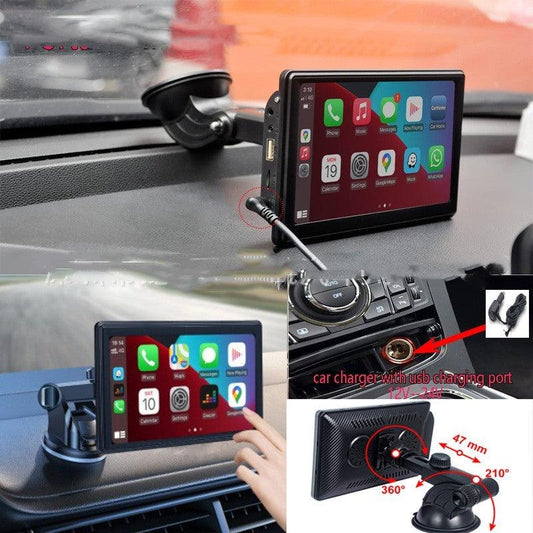 "Portable IPS Car Smart Screen Wireless Projection Screen Carplay Android AUTO - MANDOTOS"
