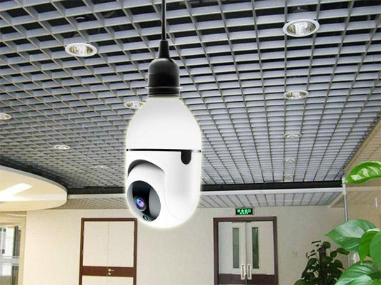 "Bulb Shaking Head Machine Yilot APP Wireless WIFI Camera Home Security Monitoring - MANDOTOS"