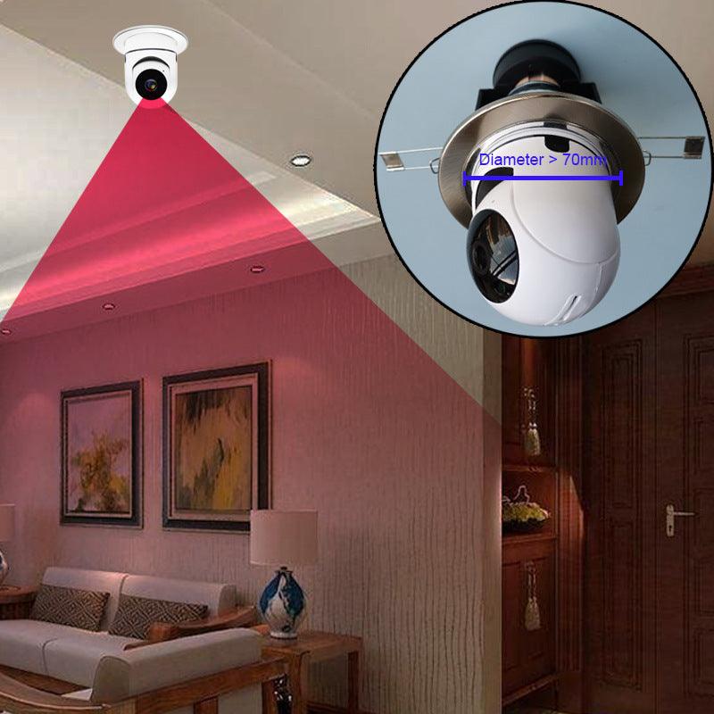 "Bulb Shaking Head Machine Yilot APP Wireless WIFI Camera Home Security Monitoring - MANDOTOS"