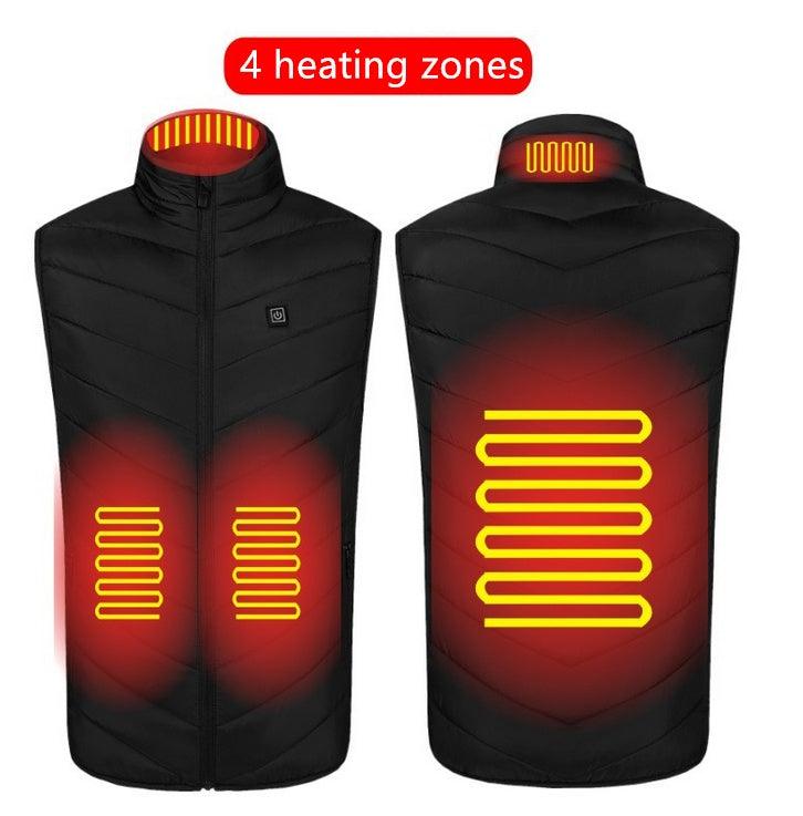 "Heated Vest Washable Usb Charging Electric Winter Clothes - MANDOTOS"