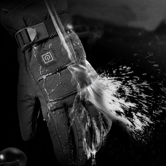 "Winter Electric Heated Gloves Motorcycle Touch Screen Gloves - MANDOTOS"