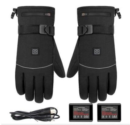 "Winter Electric Heated Gloves Motorcycle Touch Screen Gloves - MANDOTOS"