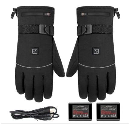 "Winter Electric Heated Gloves Motorcycle Touch Screen Gloves - MANDOTOS"
