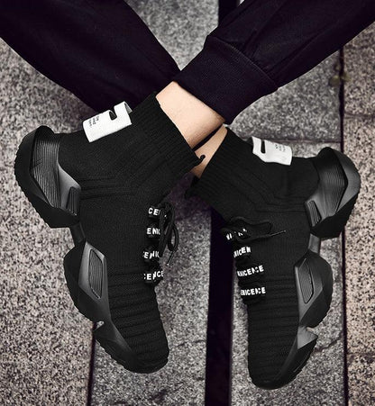 "Socks Shoes Daddy Shoes Sports Shoes Men'S Large Size Trendy Shoes Casual Shoes - MANDOTOS"