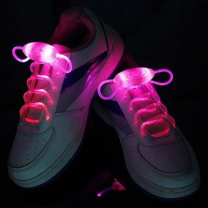 "Led Sport Shoe Laces Glow Shoe Strings Round Flash Light Shoelaces - MANDOTOS"