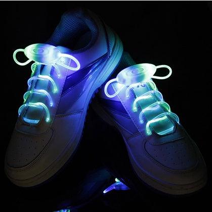 "Led Sport Shoe Laces Glow Shoe Strings Round Flash Light Shoelaces - MANDOTOS"