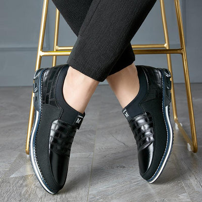 "Leather Shoes Men New Casual Leather Shoes Men - MANDOTOS"