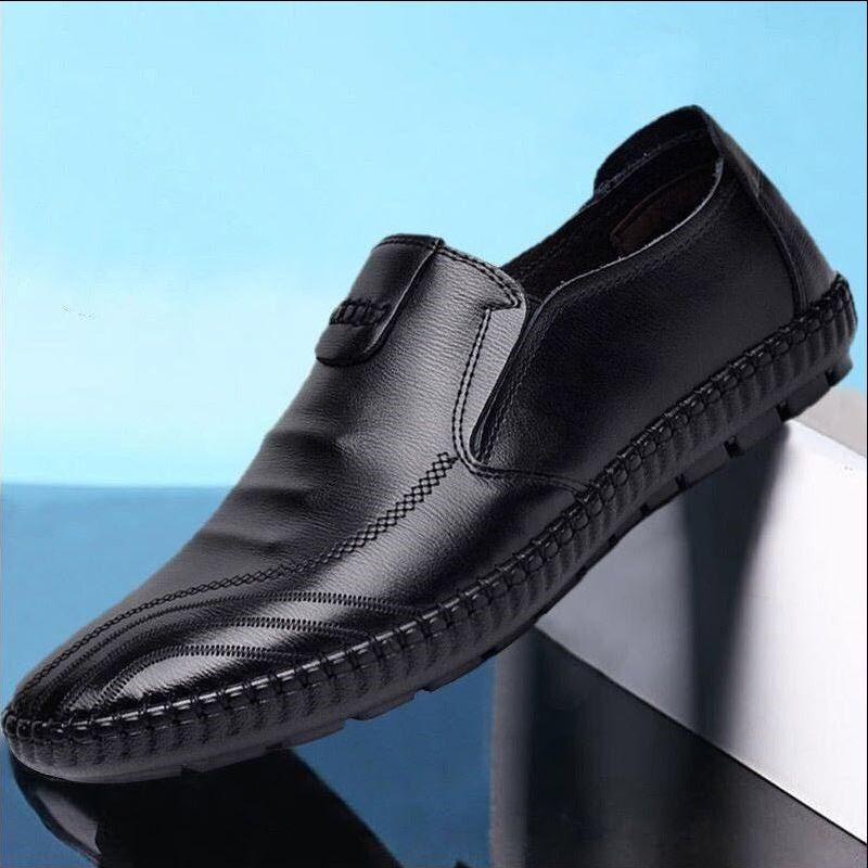 "Leather Shoes Mens Leather Spring New Mens Business - MANDOTOS"