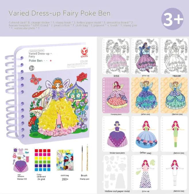 "DIY Hand-painted Girl Stickers - MANDOTOS"