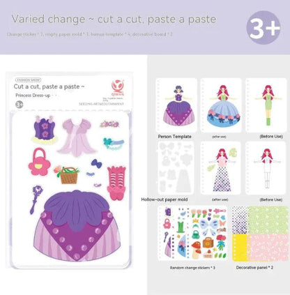 "DIY Hand-painted Girl Stickers - MANDOTOS"