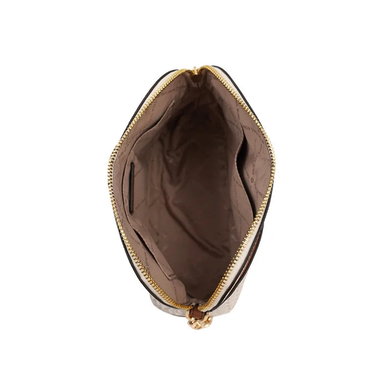 "Michael Kors Ole Jet Set Travel Medium Pvc Printed Women'S Single Shoulder Crossbody Shell Bag - MANDOTOS"