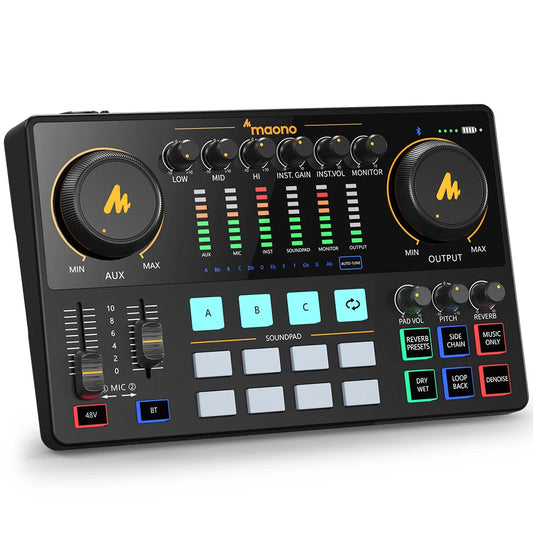 "Maono AME2 All-in-One Audio Interface & Podcast Studio - MANDOTOS"