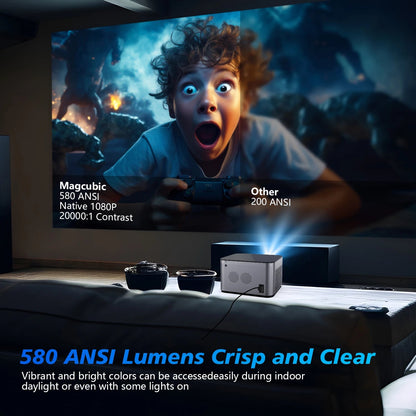 "Magcubic HY350 Pro 4K Smart Projector - Elevate Your Home Cinema Experience - MANDOTOS"
