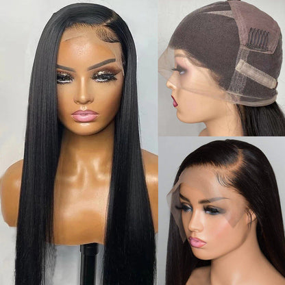 "Full Lace Head Cover with Real Hair - Customizable Elegance - MANDOTOS"