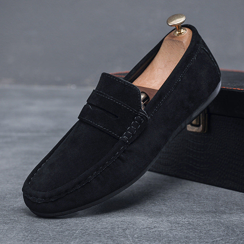 "Stylish Men's Casual Flat Leather Shoes - MANDOTOS"