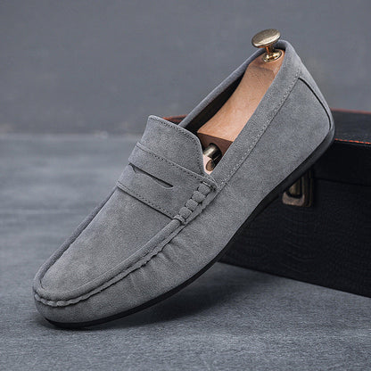 "Stylish Men's Casual Flat Leather Shoes - MANDOTOS"