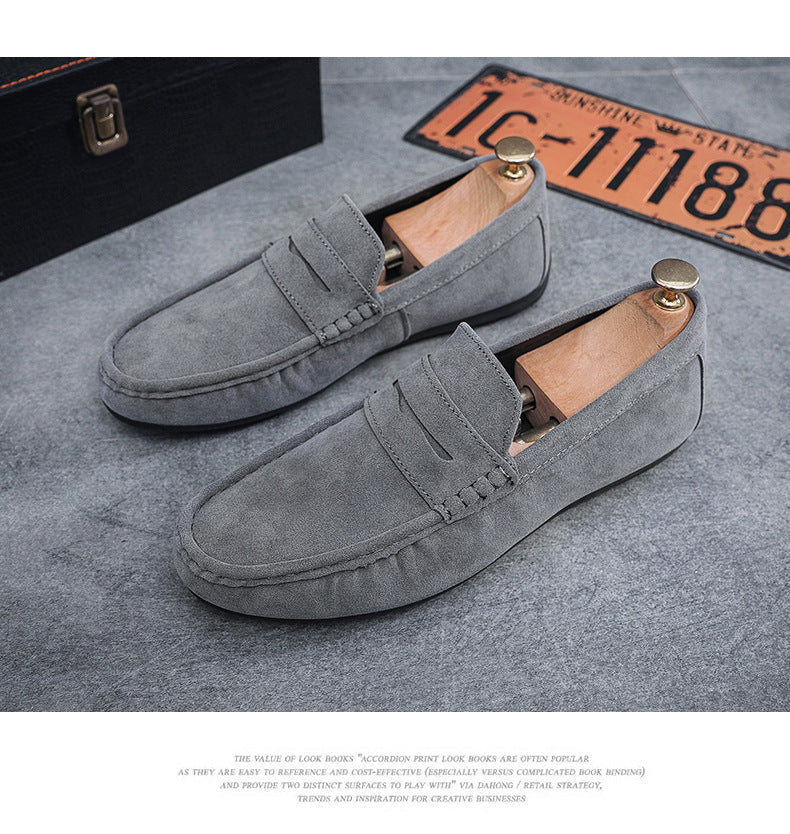 "Stylish Men's Casual Flat Leather Shoes - MANDOTOS"