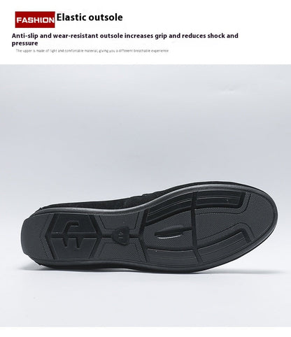 "Stylish Men's Casual Flat Leather Shoes - MANDOTOS"