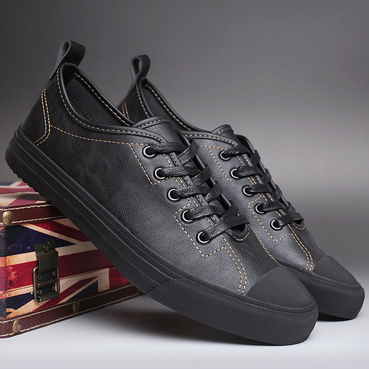 "Men's Spring Tide Leather Casual Shoes - MANDOTOS"