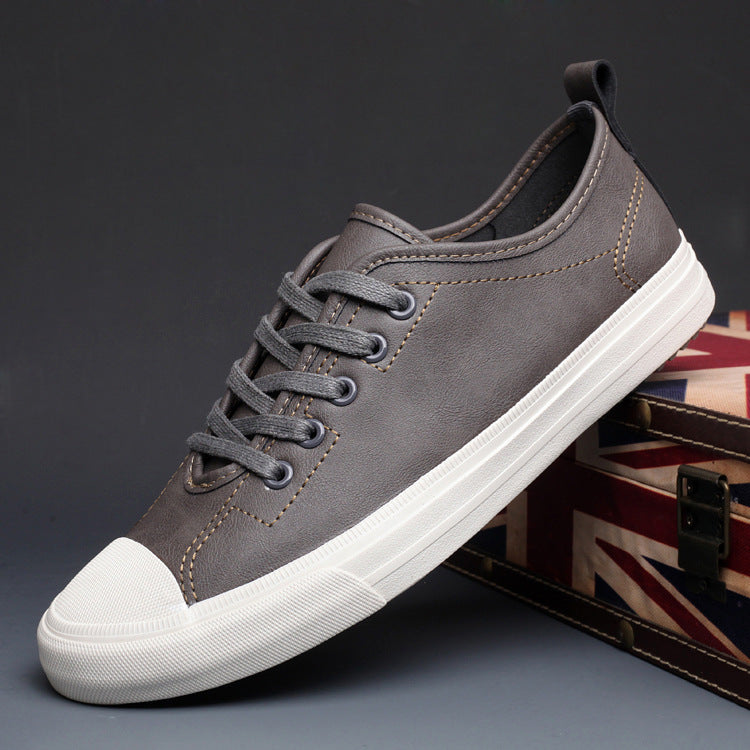 "Men's Spring Tide Leather Casual Shoes - MANDOTOS"