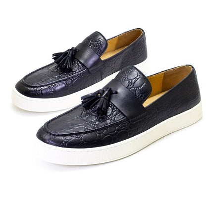 "Men's Casual Leather Flats – Style Meets Comfort - MANDOTOS"