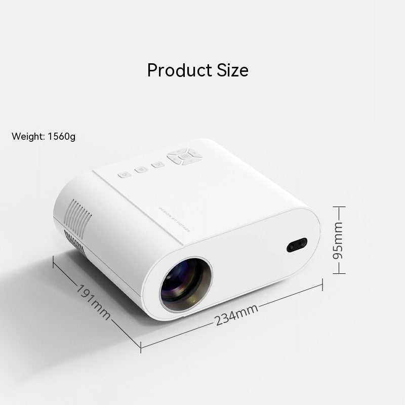 "T07 Full HD Smart Projector - 320 ANSI Lumens Brightness - MANDOTOS"