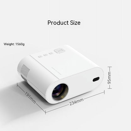 "T07 Full HD Smart Projector - 320 ANSI Lumens Brightness - MANDOTOS"