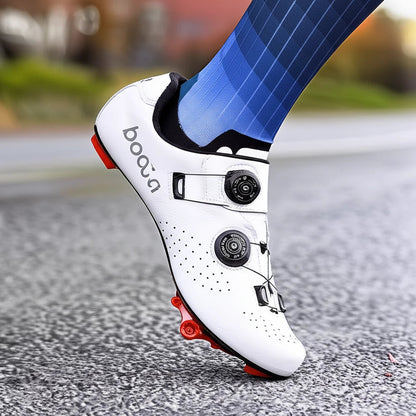 "Ultimate Shock-Absorbing Leather Cycling Shoes - MANDOTOS"