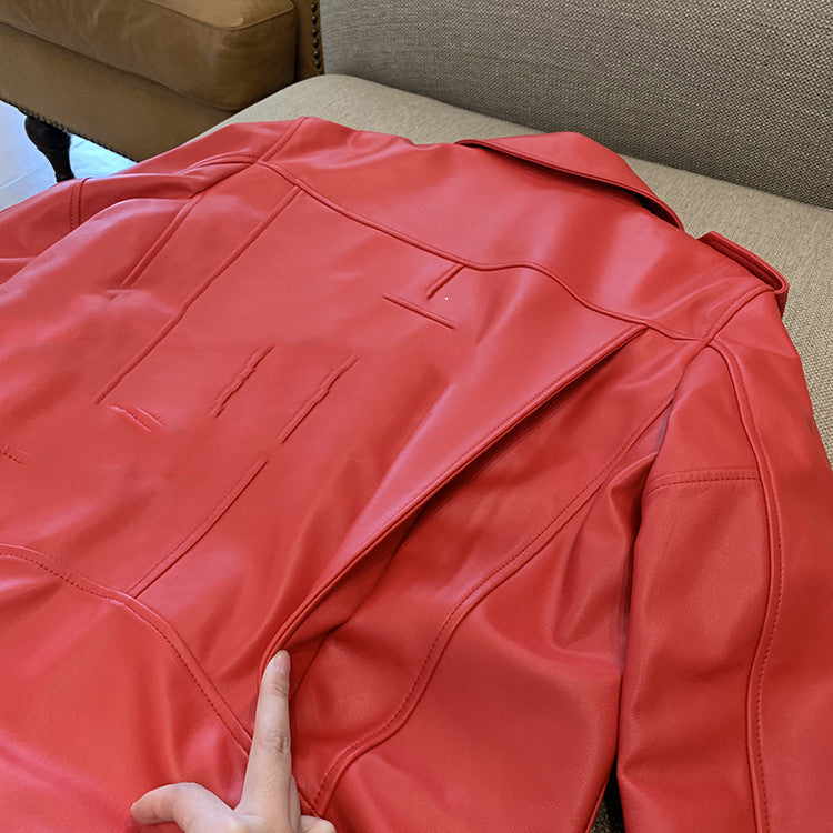 "Chic Women's Casual Sheepskin Jacket - MANDOTOS"