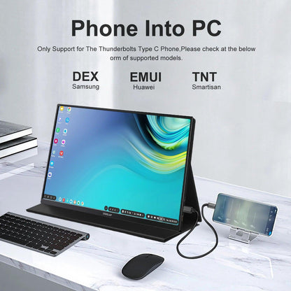 "ZEUSLAP 16\" Portable Monitor 100%sRGB 1200P IPS Screen Travel Gaming Computer Display for Steam Deck Laptop Switch PS4 PS5 Xbox - MANDOTOS"