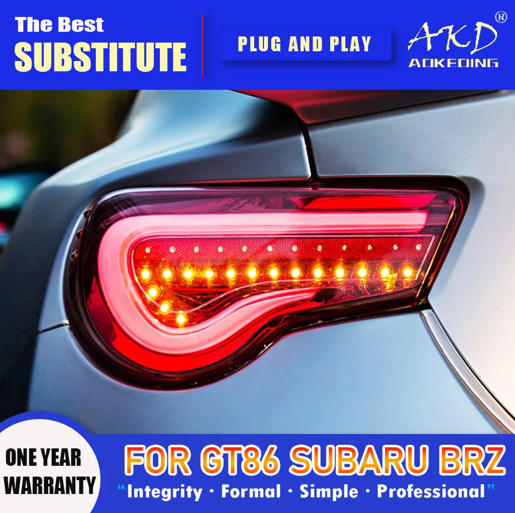 "Elevate Your Ride: AKD LED Tail Lights for Toyota 86 & Subaru BRZ - MANDOTOS"