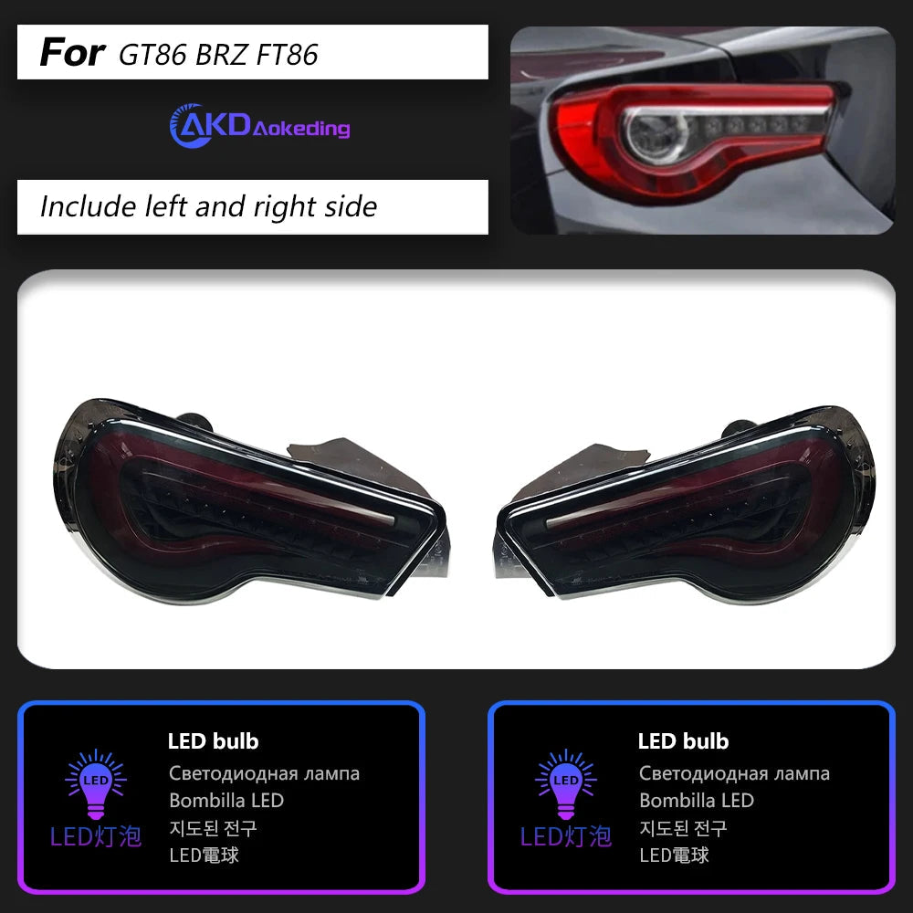 "Elevate Your Ride: AKD LED Tail Lights for Toyota 86 & Subaru BRZ - MANDOTOS"