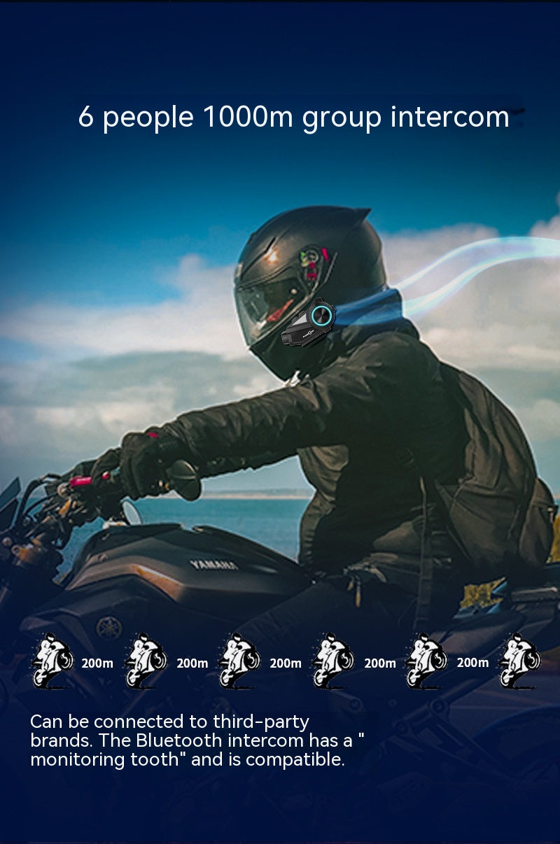 "R3 Motorcycle Helmet Intercom Bluetooth Headset & Driving Recorder - MANDOTOS"