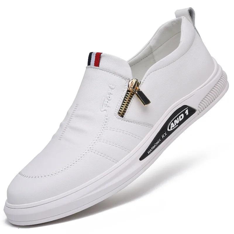 Men's Genuine Leather Loafers: Luxurious Comfort & Style - MANDOTOS