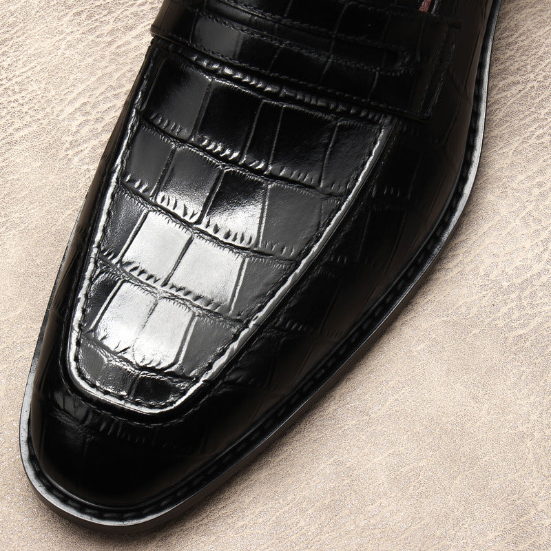 "Sophisticated Genuine Leather Business Shoes for Men - MANDOTOS"