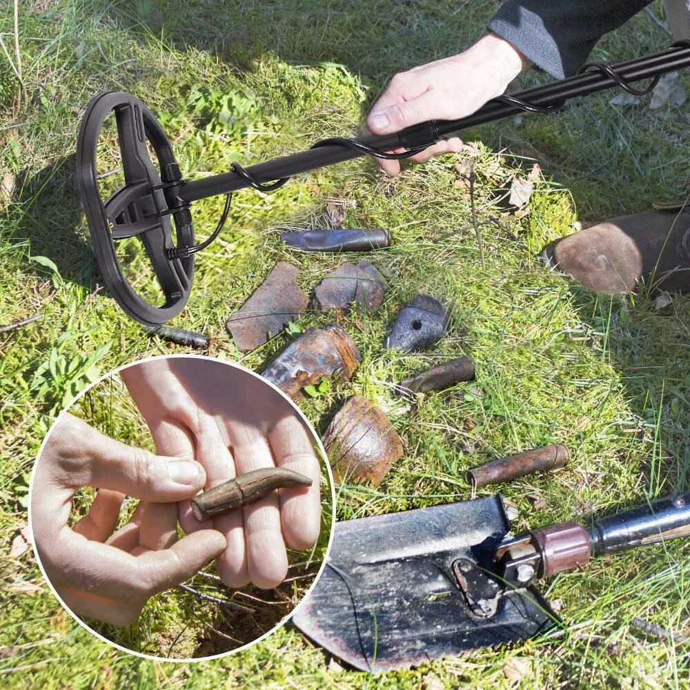 "TX-850 Metal Detector Underground Professional Depth 2.5m Scanner Search Finder Gold Detector Treasure Hunter Pinpointer 11inch - MANDOTOS"