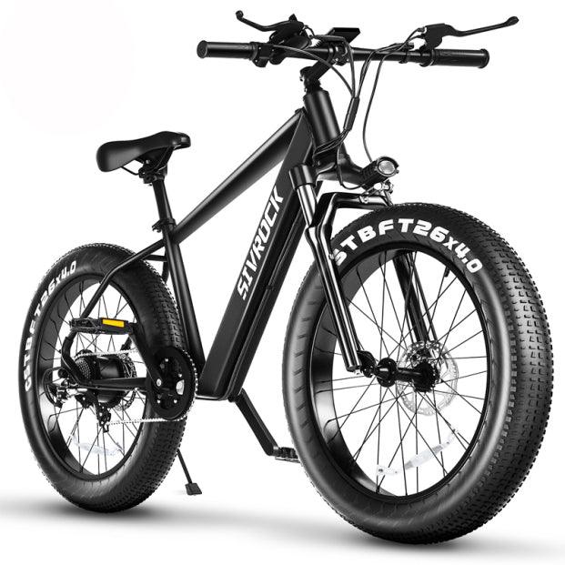 "Professional Electric Bike For Adults, 26 X 4.0 Inches Fat Tire Electric Mountain Bicycle, 1000W Motor 48V 15Ah Ebike For Trail Riding, Excursion And Commute, UL And GCC Certified - MANDOTOS"