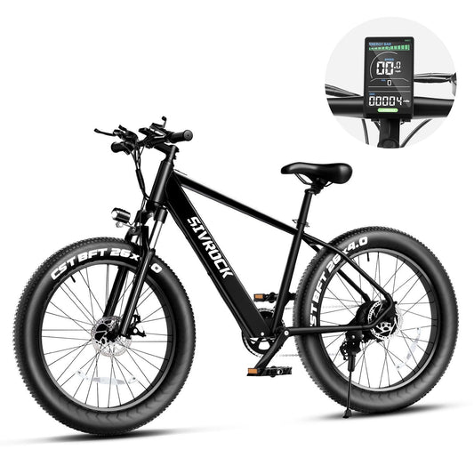 "Professional Electric Bike For Adults, 26 X 4.0 Inches Fat Tire Electric Mountain Bicycle, 1000W Motor 48V 15Ah Ebike For Trail Riding, Excursion And Commute, UL And GCC Certified - MANDOTOS"